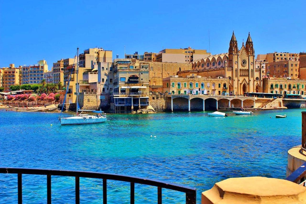 Stylish 2Br Apartment In Central St Julians Saint Julian's Bagian luar foto