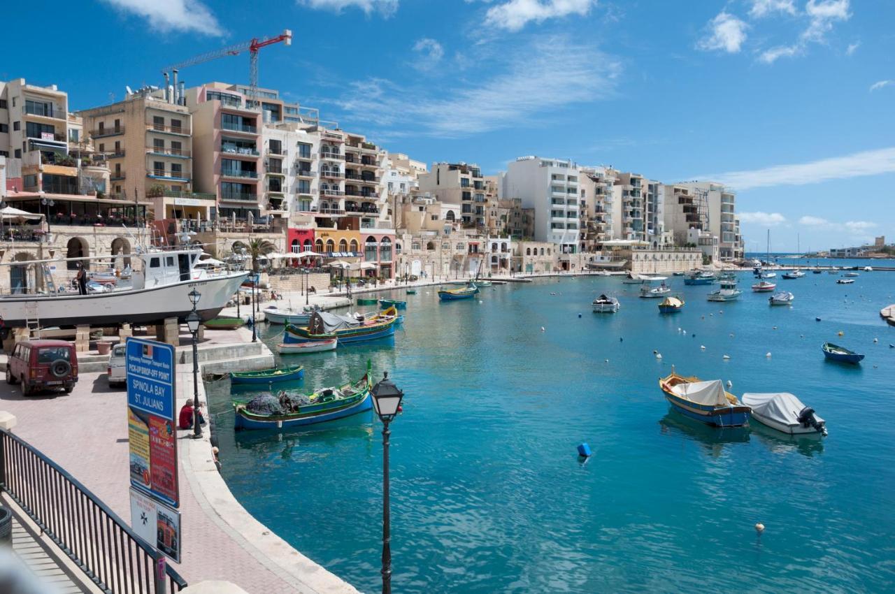 Stylish 2Br Apartment In Central St Julians Saint Julian's Bagian luar foto